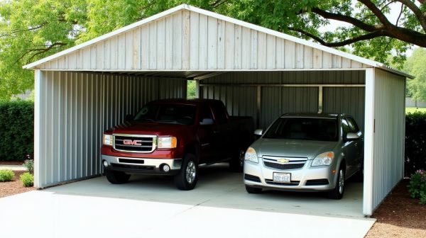 Protéger vos véhicules avec un carport double adapté à vos besoins